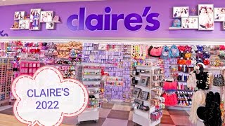 NEW INCLAIRES SHOP WITH ME  Claires 2022  CLAIRES BUY 3 GET 3 FREE   Clairsjewellery [upl. by Aicirtan]