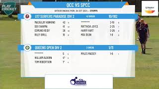 Queens Open Div 2 v U17 Surfers Paradise Div 2 [upl. by Dygert]