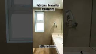 Bathroom Renovation  Fitouts services  renovation tileworks homeimprovement interiordesign [upl. by Ardnalac]