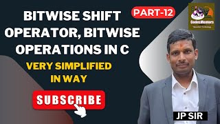 12 Bitwise Shift Operator Bitwise Operations in C Very Simplified in Way jpsir cprogramming [upl. by Ruella130]