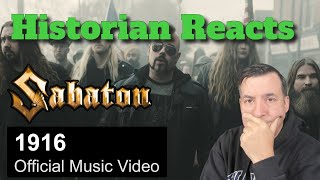 1916 by Sabaton Motorhead Cover  Historian Reaction [upl. by Nasho]