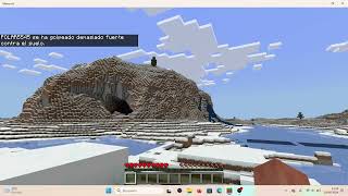 Minecraft Sobreviviendo en la nieve [upl. by Cowen]