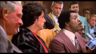 Rocky II 1979  Press Conference  HD [upl. by Hinda]