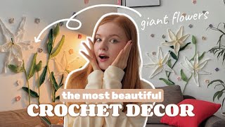 CROCHET ROOM DECOR IDEA 🌸  tutorial how to make [upl. by Naxor987]