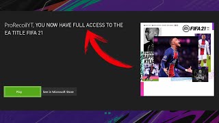 FIFA 21  UNLIMITED EA ACCESS HOURS GLITCH XBOX AND PS4  HOW TO GET UNLIMITED EA ACCESS [upl. by Henrietta]