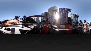 F1 Miami Festival Renault Live Car Run 360 video [upl. by Adur]