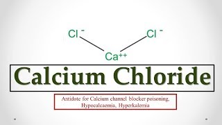 Calcium chloride CaCl2 uses antidote effects mechanism indications and ADRs ☠ [upl. by Akeyla724]