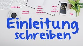 Einleitung Hausarbeit  Bachelorarbeit scheiben ✅ einfach erklärt [upl. by Trinetta]