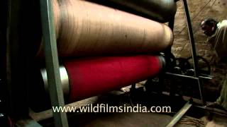 Banarasi handloom saree weaving process  Varanasi [upl. by Narret]