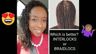 Why Get Interlocks Braidlocs vs Interlocks [upl. by Nadaha]