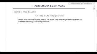 TI38 Kontextfreie Grammatik [upl. by Ailene]