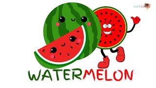 KIDS SONG WATERMELON SONG SPELLING RHYMES [upl. by Sjoberg401]