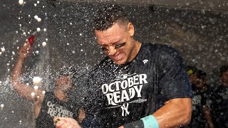 Aaron Judge Juan Soto and the New York Yankees are HEADED TO THE POSTSEASON [upl. by Crofoot]