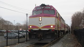 MBTA Commuter Rail on the NewburyportRockport Line [upl. by Auqinahc]