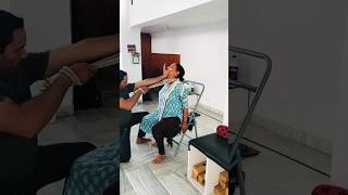 Neck Traction For Cervical Spondylitis। peacefulyogajaipur ytstudio reels ytviral ytshort [upl. by Iver]