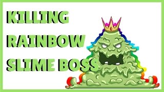 Killing Rainbow Slime Boss  Vagante Gameplay [upl. by Muriah]