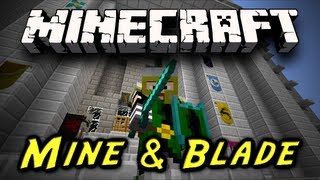 Minecraft Mod Showcases  Mine amp Blade Battlegear Mod [upl. by Cyd]