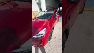 My TESLA Model Y SUV RENTAL from Hertz [upl. by Savina]