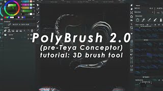 Polybrush Tutorial 3D Brush tool [upl. by Enimsaj]