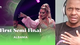 ALBANIA First SemiFinal  Eurovision 2022  Ronela Hajati  Sekret  LIVE REACTION [upl. by Medora]