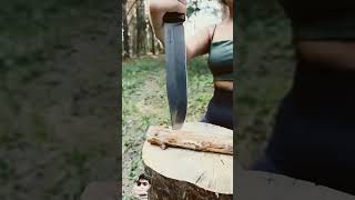 girl survival in jungle jungle survival survillancevideo funny shorts [upl. by Ajdan]