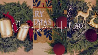 New Christmas Decor Haul 2024  Traditional Christmas Finds [upl. by Laehplar]