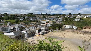 Gorran Haven nr Mevagissey to Dodman Point  quotTwo dogs widequot A summer walk in Cornwall [upl. by Silohcin]