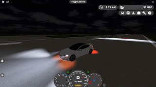 Tesla Model S Plaid VS McLaren Speedtail Drag Race  Greenville Roblox [upl. by Ecirtaed]