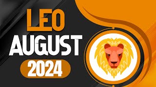 Leo August 2024 Horoscope  Monthly Horoscope [upl. by Martainn]