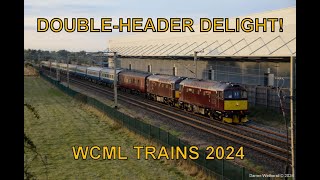 DoubleHeader Delight  WCML Trains 2024 DIRFT 4th October [upl. by Tybald]