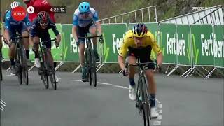 Primoz Roglic Destroys Rivals In Sprint  2020 Vuelta a España Stage 1 [upl. by Aicilec81]