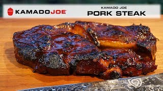 Kamado Joe St Louis Style Pork Steak [upl. by Yekcor]