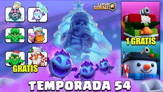 ¡NUEVA TEMPORADA 54 ¡SNEAK PEEK OFICIAL  noticias clash royale [upl. by Auoh182]