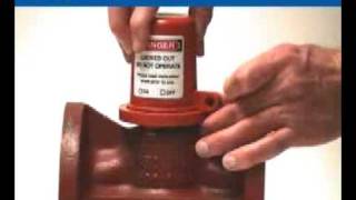 Bradys Plug Valve Lockout Installation Demo [upl. by Palumbo]