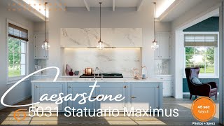 Nine Beautiful Ways In Which You Can Use Caesarstone Statuario Maximus Quartz [upl. by Airekat]