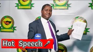 SEAN TEMBO BREATHS FIRE ON PRESIDENT HH amp ECZ AT TONSE ALLIANCE PRESS BRIEFING [upl. by Ellessig571]