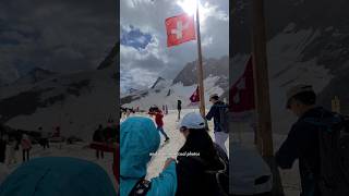 What it really looks like on Jungfraujoch of Switzerland 🏔highest train station in Europe [upl. by Ramyar]