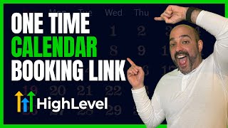 How to Make a One Time Calendar Booking Link in GoHighLevel [upl. by Asli]