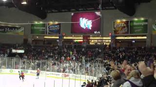 Toledo Walleye Goal Horn First time being sounded after a goal 112011 [upl. by Anivad899]