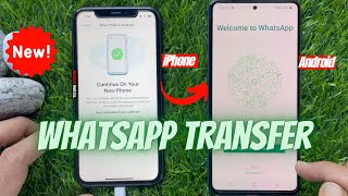 Transfer WhatsApp Chats from iPhone to Android Samsung  Move Chats to Android [upl. by Elimay100]