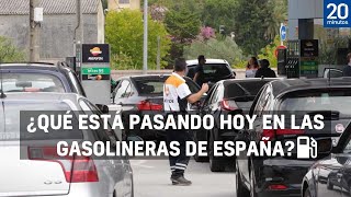 Te contamos en un minuto qué está pasando hoy en las gasolineras de España [upl. by Naillig]