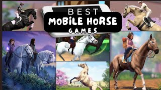 BEST MOBILE Horse Games 2024 📱🐎🎮 [upl. by Keese736]