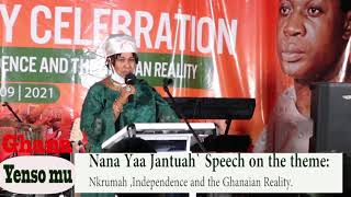 Nana Yaa Jantuah speech on the theme Nkrumah Independence and the Ghanaian reality [upl. by Nicolau]