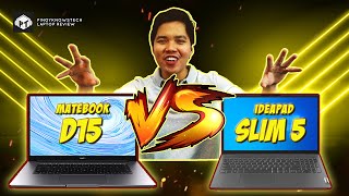 Huawei Matebook D 15 2021 vs Lenovo IdeaPad Slim 5 Laptop Comparison [upl. by Annot]