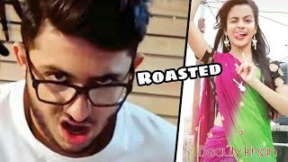 Carryminati Roasted Beauty Khan TikToker [upl. by Swagerty444]