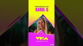 Karol G Performance Live on 2024 VMAs [upl. by Arluene]