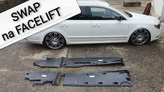 SWAP na faceliftové plasty ochrany podvozku SKODA AUDI VW [upl. by Jahdol]