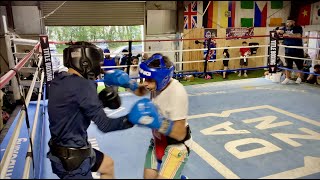 SPARRING AT THE BOXING GYM [upl. by Berkly]