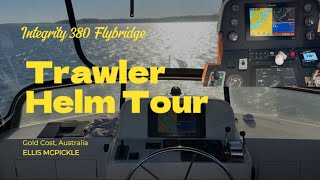 Easy Cruising Trawler Style  Integrity 380 Flybridge [upl. by Waldemar]