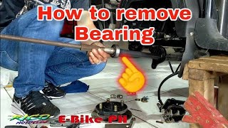 How to Replace sidewheel Bearing [upl. by Ahsatak922]